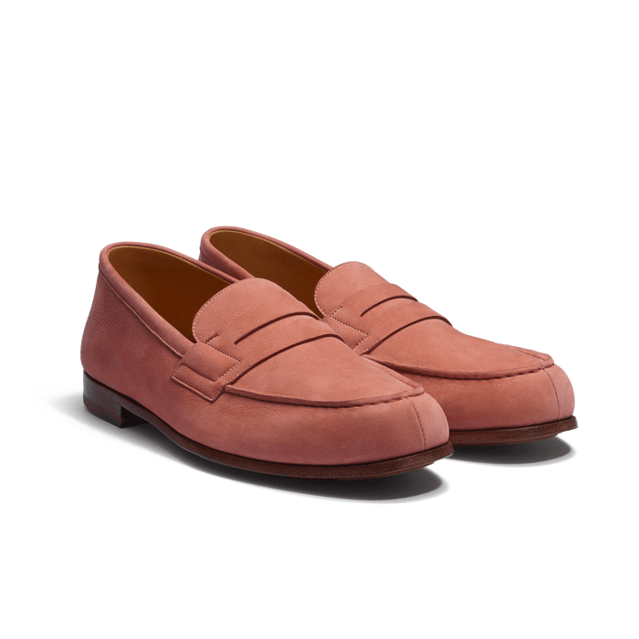 J.m. Weston Le Moc' Weston En Nubuck Bois De Rose