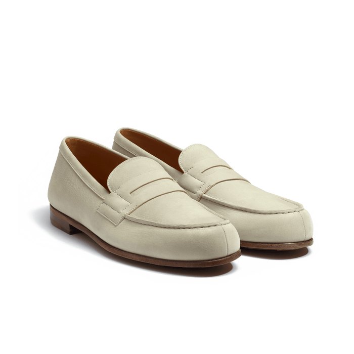 J.m. Weston Le Moc' Weston Homme En Nubuck Craie