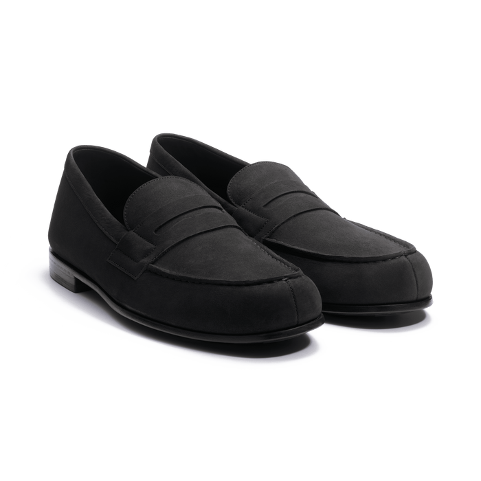 J.m. Weston Le Moc' Weston Homme En Nubuck Noir