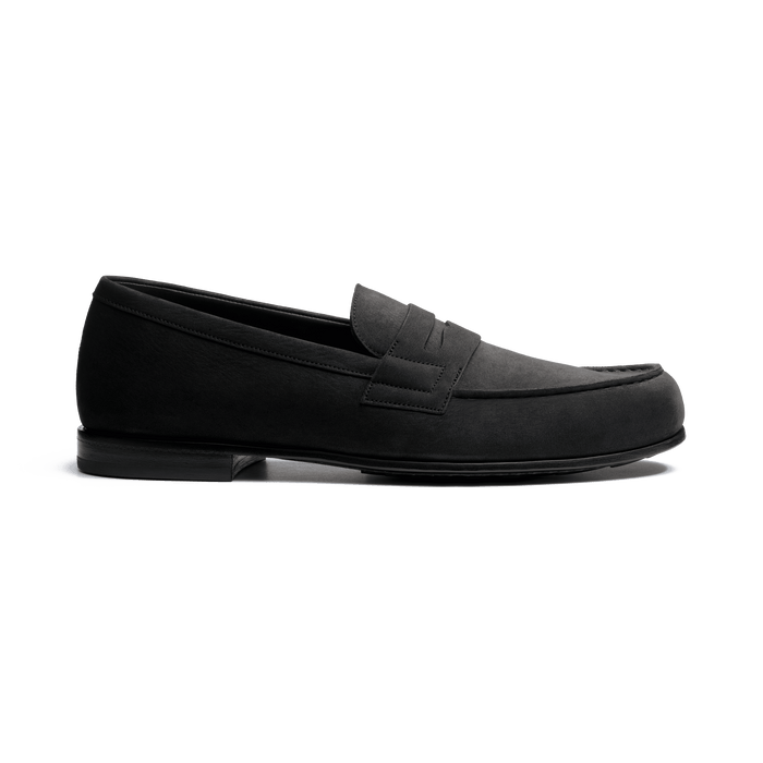 j.m. weston Le Moc' Weston homme en nubuck noir
