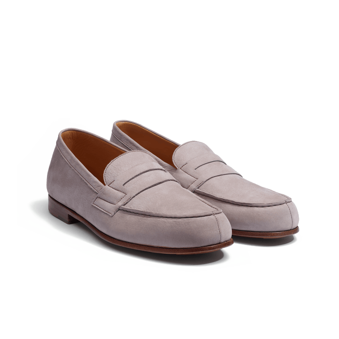 J.m. Weston Le Moc' Weston Homme En Nubuck Perle