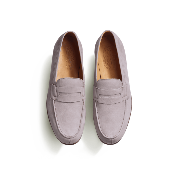 J.m. Weston Le Moc' Weston Homme En Nubuck Perle