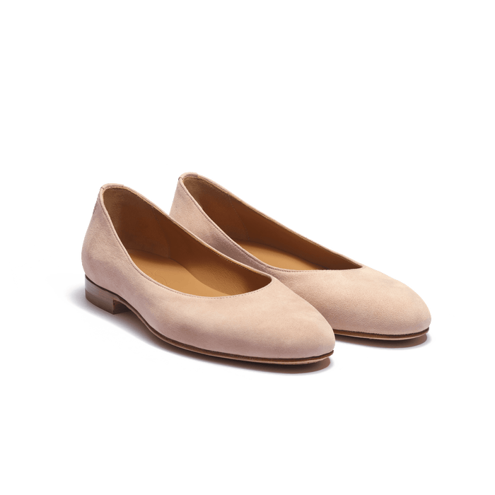 J.m. Weston Mocassin 180 Femme En Cuir Vernis Nude