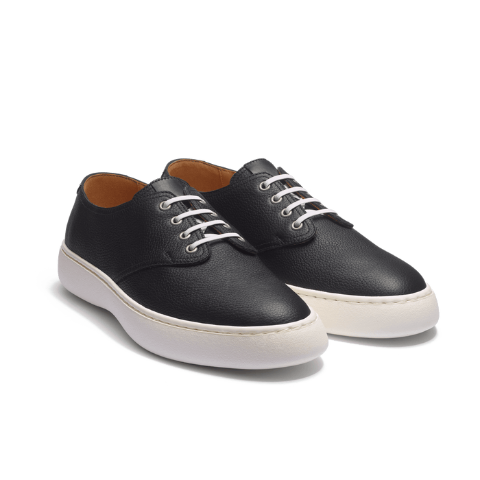 J.m. Weston Tennis 1938 En Cuir Veau Grainé Noir