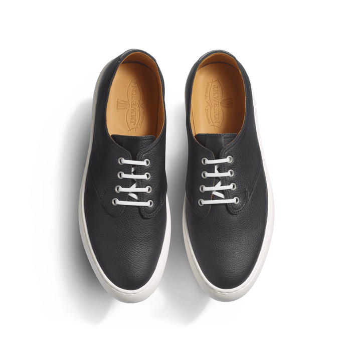 J.m. Weston Tennis 1938 En Cuir Veau Grainé Noir