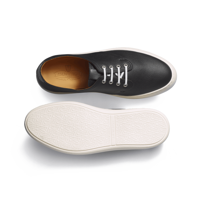 J.m. Weston Tennis 1938 En Cuir Veau Grainé Noir