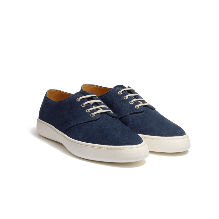 J.m. Weston Tennis 1938 En Cuir Veau Velours Marine