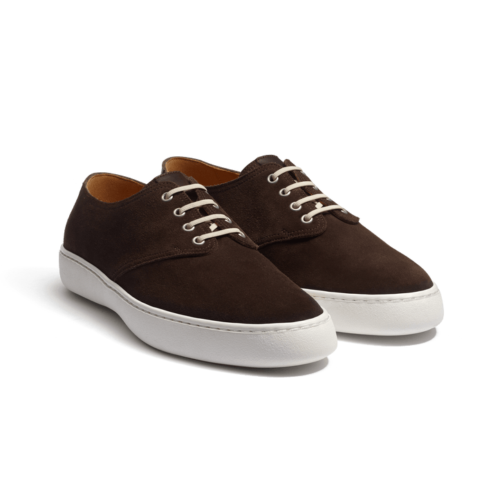 J.m. Weston Tennis 1938 En Cuir Veau Velours Marron