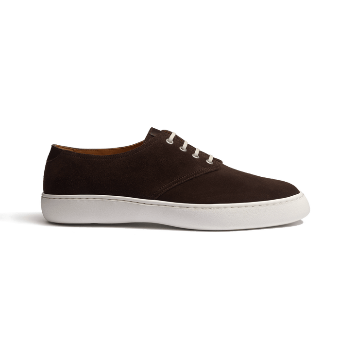 j.m. weston Tennis 1938 en cuir veau velours marron