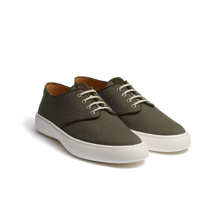 J.m. Weston Tennis 1938 En Toile De Coton Kaki