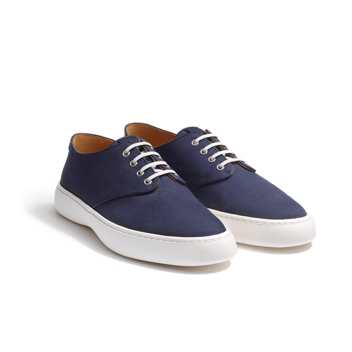 J.m. Weston Tennis 1938 En Toile De Coton Marine