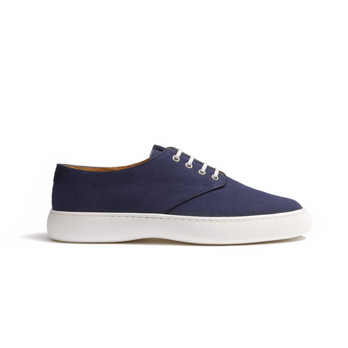 J.m. Weston Tennis 1938 En Toile De Coton Marine