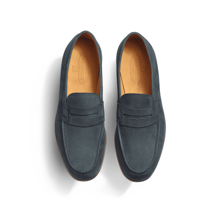 J.m. Weston Le Moc' Weston Homme En Nubuck Gris Anthracite