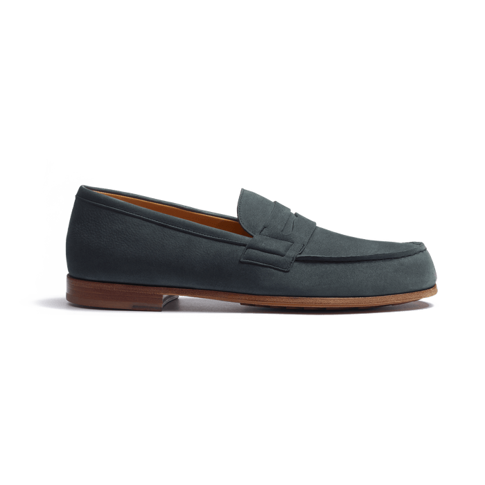 j.m. weston Le Moc' Weston homme en nubuck gris anthracite
