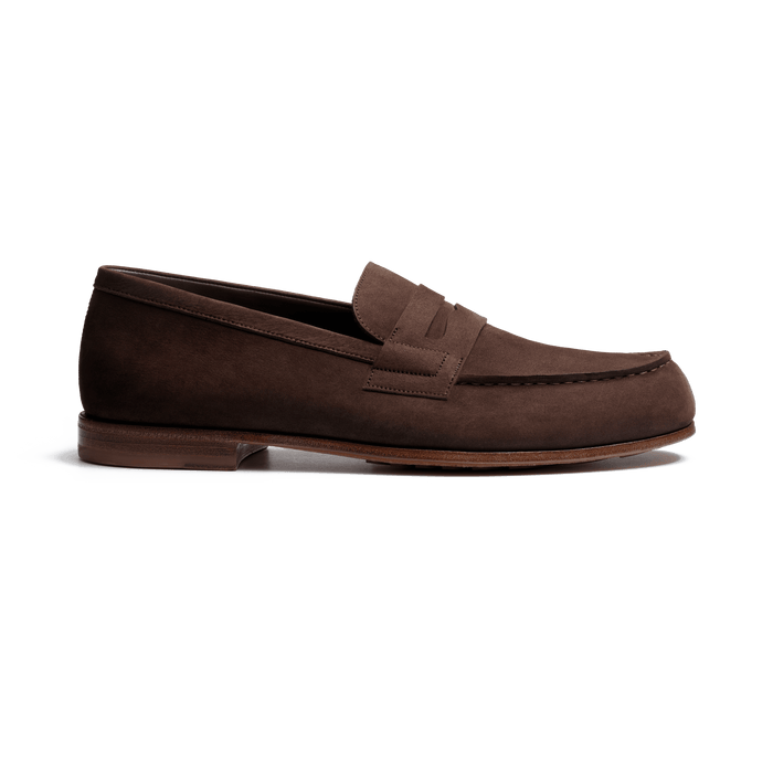 j.m. weston Le Moc' Weston homme en nubuck marron glacé