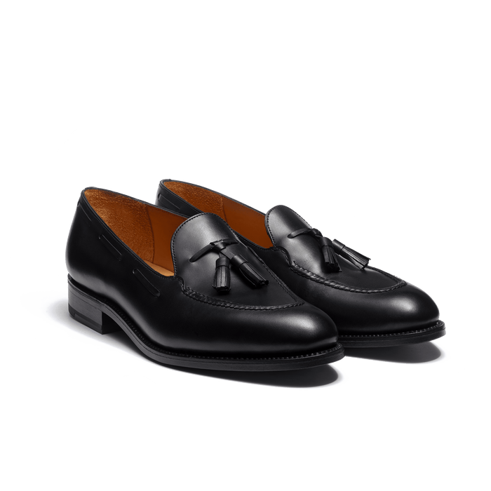 J.m. Weston Mocassin à Pampilles Homme En Cuir Lisse Noir