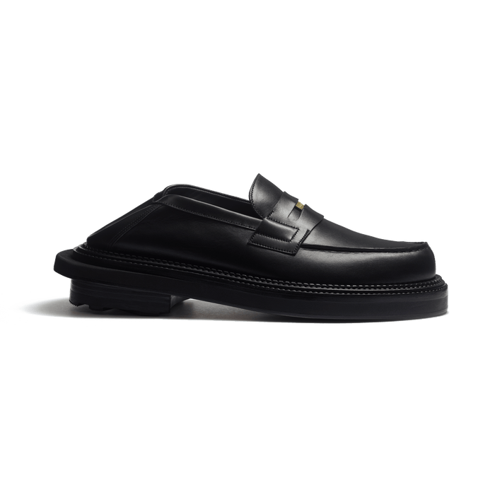 J.m. Weston Mocassin J.M. Weston X Sacai En Cuir Veau Souple Noir