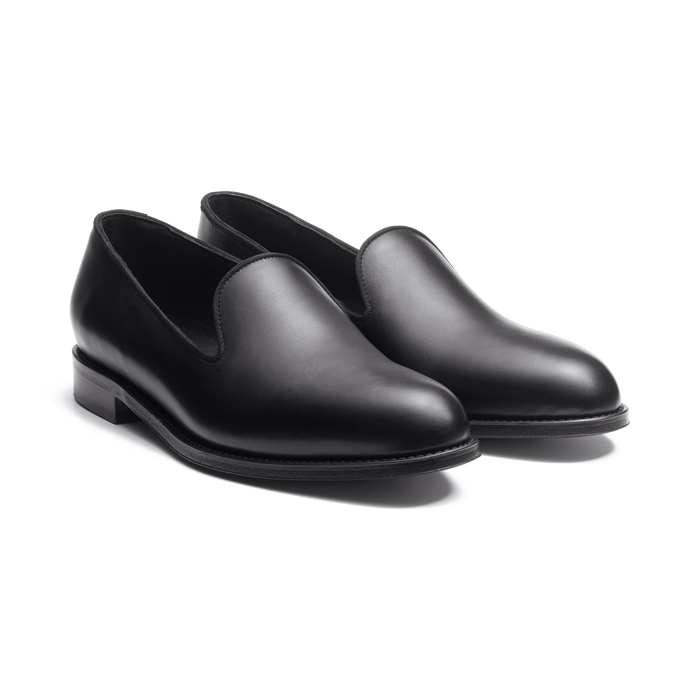 J.m. Weston Mocassin Mathilde Femme En Cuir Lisse Noir