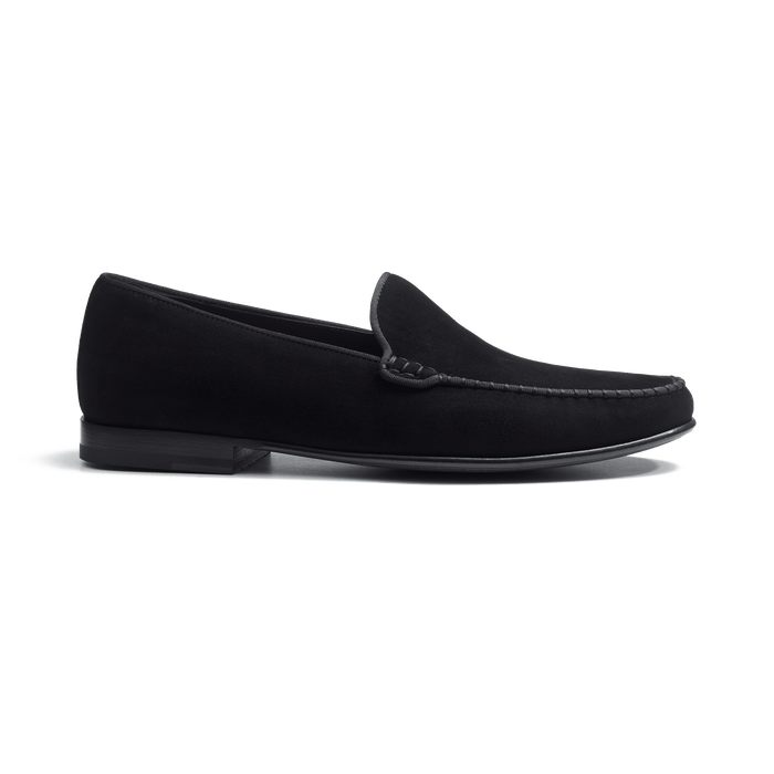 j.m. weston Mocassin Souple Calvi homme en velours noir