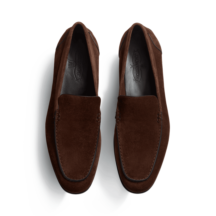 J.m. Weston Mocassin Souple Toulouse Homme En Velours Marron