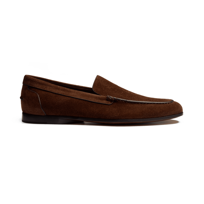j.m. weston Mocassin Souple Toulouse homme en velours marron