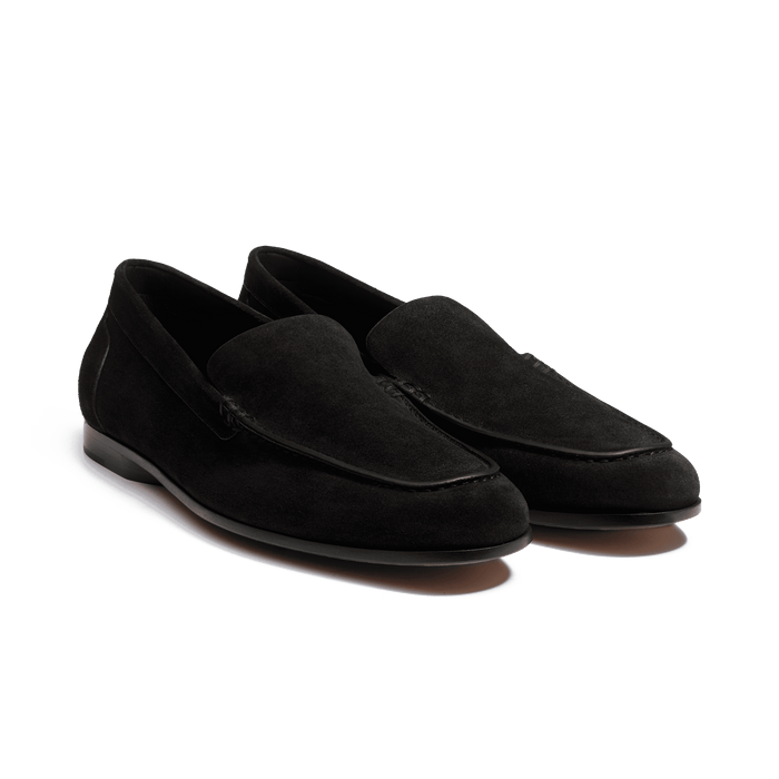J.m. Weston Mocassin Souple Toulouse Homme En Velours Noir