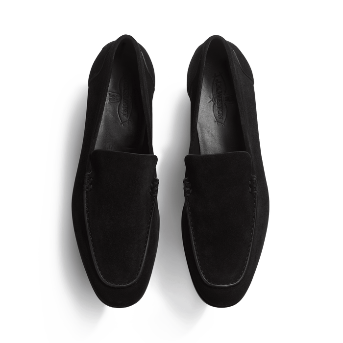 J.m. Weston Mocassin Souple Toulouse Homme En Velours Noir