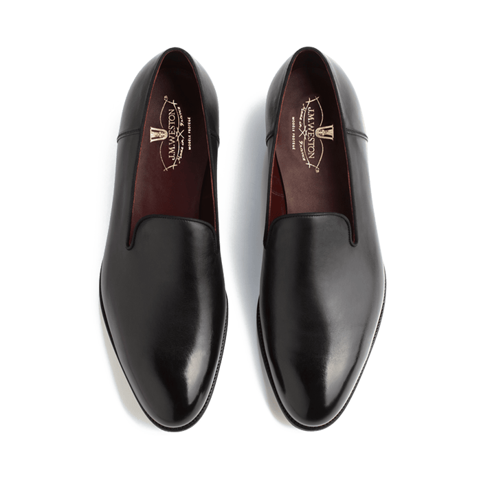 J.m. Weston Mocassin Ultra Weston Homme En Cuir Lisse Noir