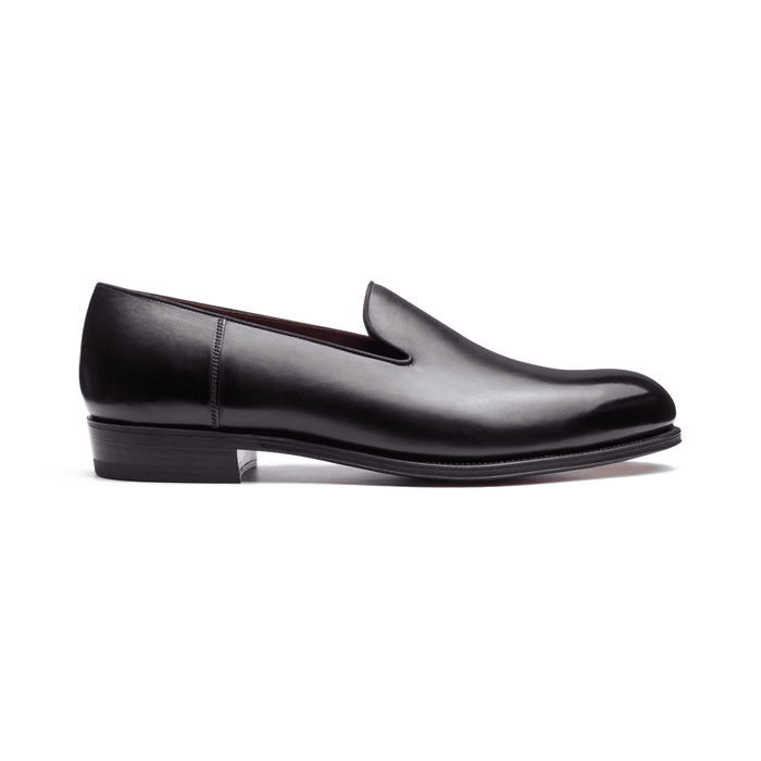 j.m. weston Mocassin Ultra Weston homme en cuir lisse noir