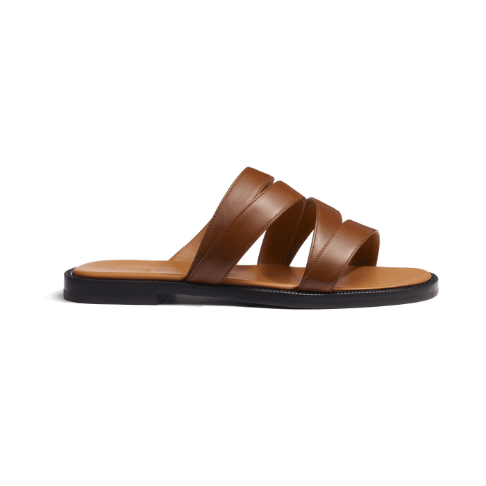 j.m. weston Mule Double V homme en cuir veau lisse bergeronnette j.m. weston Mule Double V homme en cuir veau lisse bergeronnette