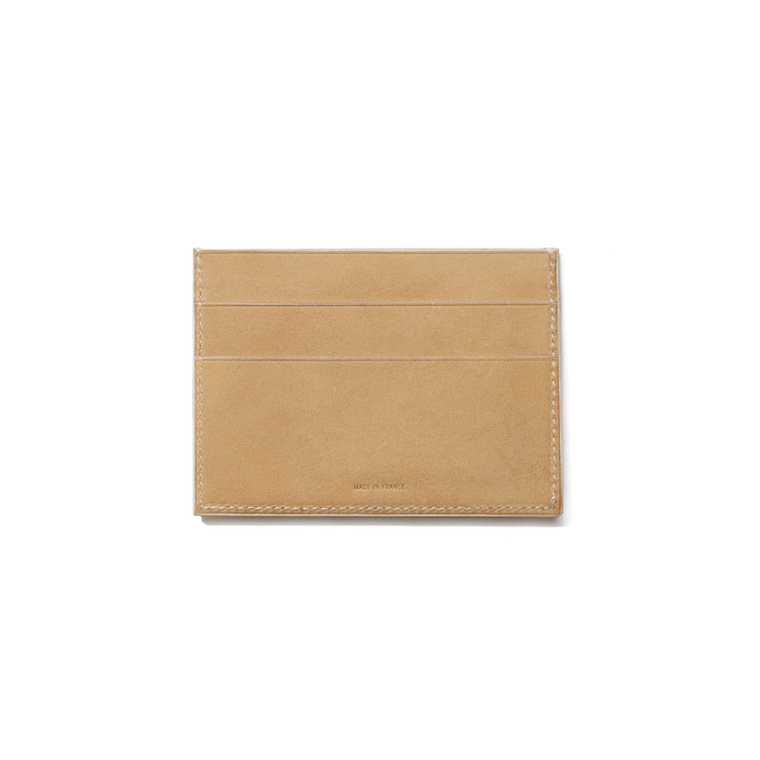 J.m. Weston Porte-cartes Simple Cuir De Vache Tannage Végétal Naturel