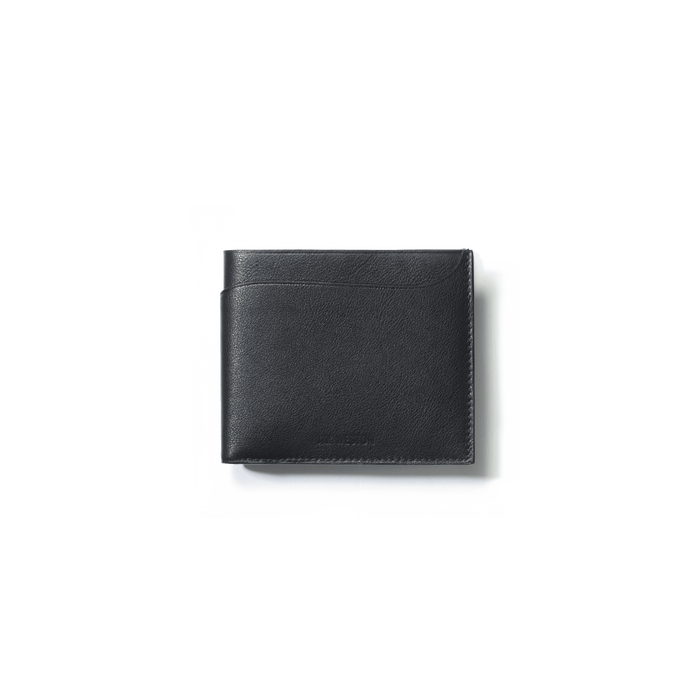 j.m. weston Porte-valeurs Double You en cuir lisse noir