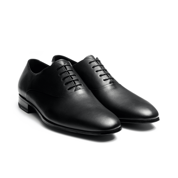 J.m. Weston Richelieu Albi Homme En Cuir Grainé Noir