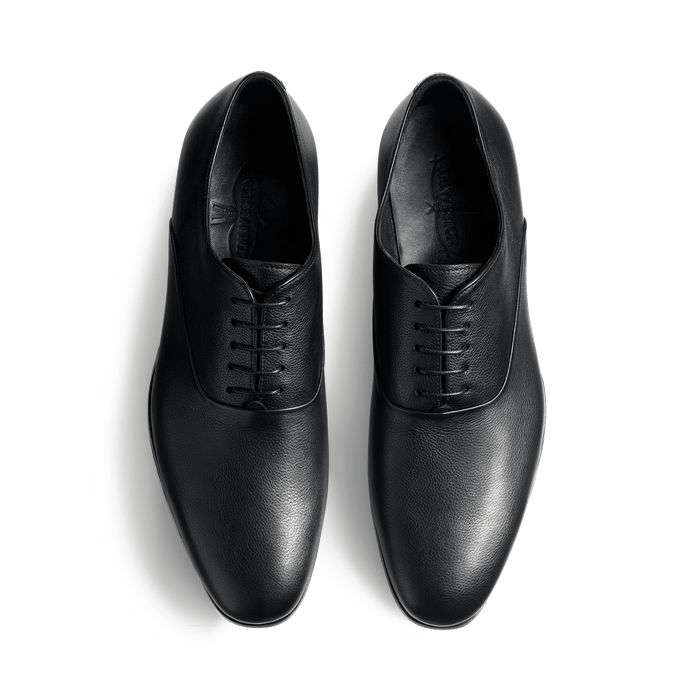 J.m. Weston Richelieu Albi Homme En Cuir Grainé Noir