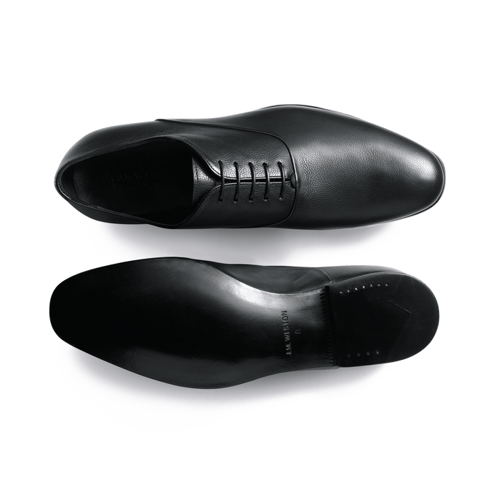 J.m. Weston Richelieu Albi Homme En Cuir Grainé Noir