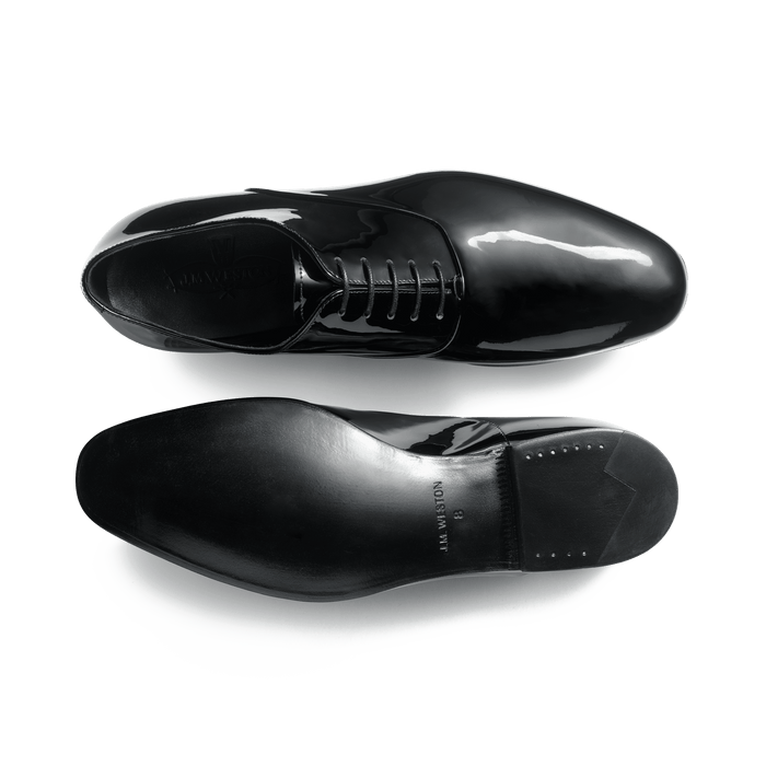 J.m. Weston Richelieu Albi Homme En Cuir Vernis Noir