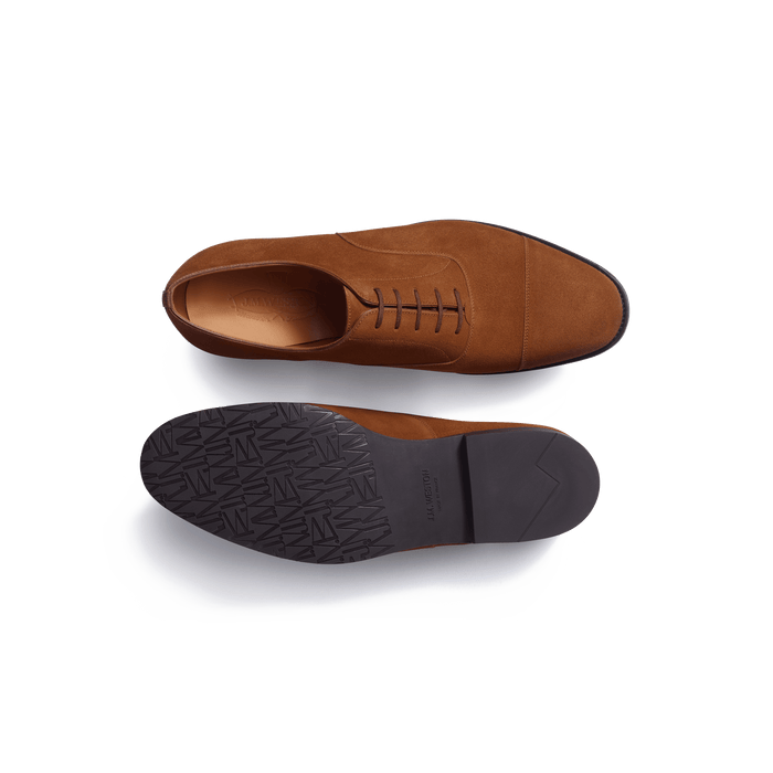 J.m. Weston Richelieu Bout Droit Homme En Cuir Veau Velours Yucca