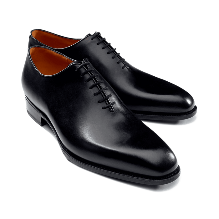 J.m. Weston Richelieu Cycliste Claridge Homme En Cuir Lisse Noir