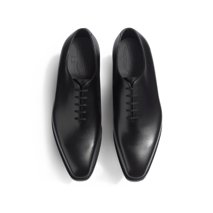 J.m. Weston Richelieu Cycliste Fusain Homme En Cuir Veau Box Noir