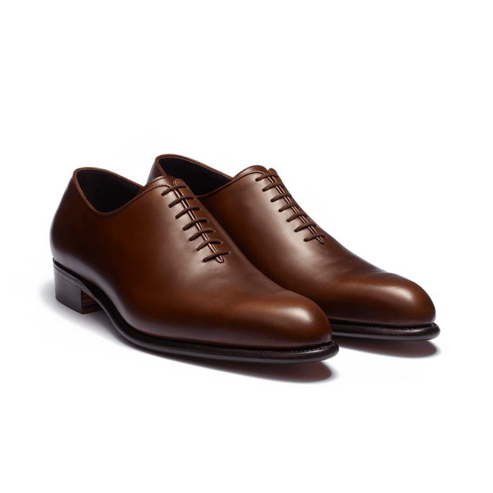 J.m. Weston Richelieu Cycliste Homme En Cuir Lisse Marron