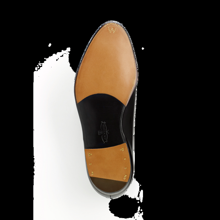 J.m. Weston Richelieu Empeigne Unie Homme En Cuir Lisse Noir