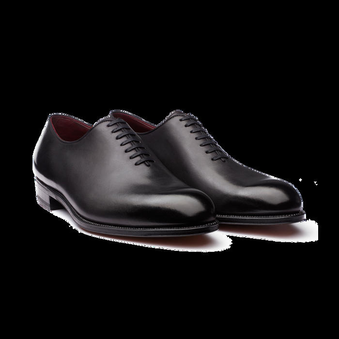 J.m. Weston Richelieu Empeigne Unie Homme En Cuir Lisse Noir