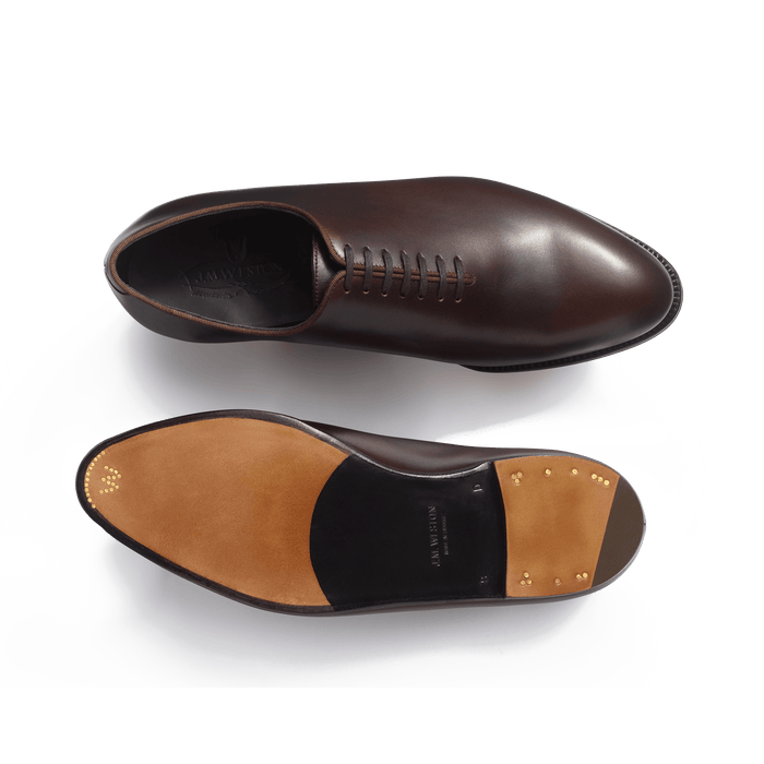 J.m. Weston Richelieu Empeigne Unie Ultra Homme En Cuir Lisse Marron