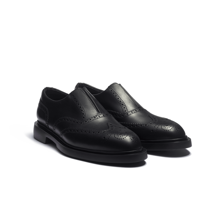 J.m. Weston Richelieu Walker Sans Gêne Homme En Cuir Lisse Noir