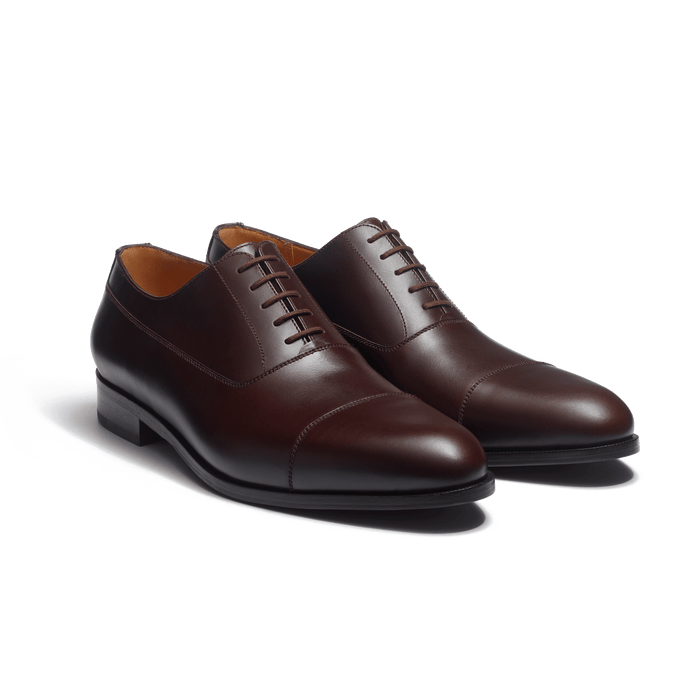 J.m. Weston Richelieu West Homme En Cuir Veau Box Mélèze