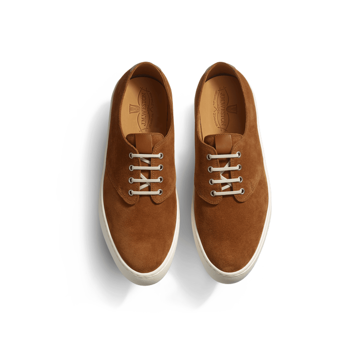 J.m. Weston Tennis 1938 En Cuir Veau Velours Beachnut