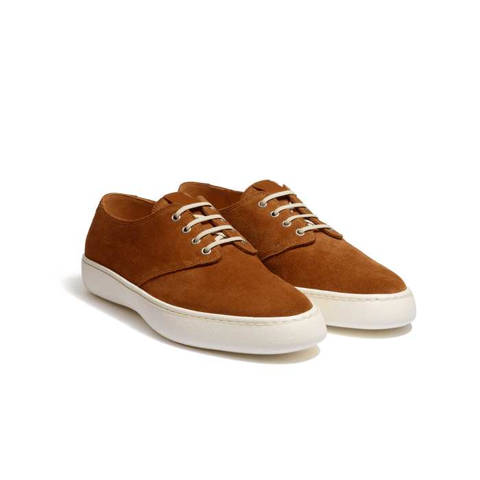 J.m. Weston Tennis 1938 En Cuir Veau Velours Beachnut