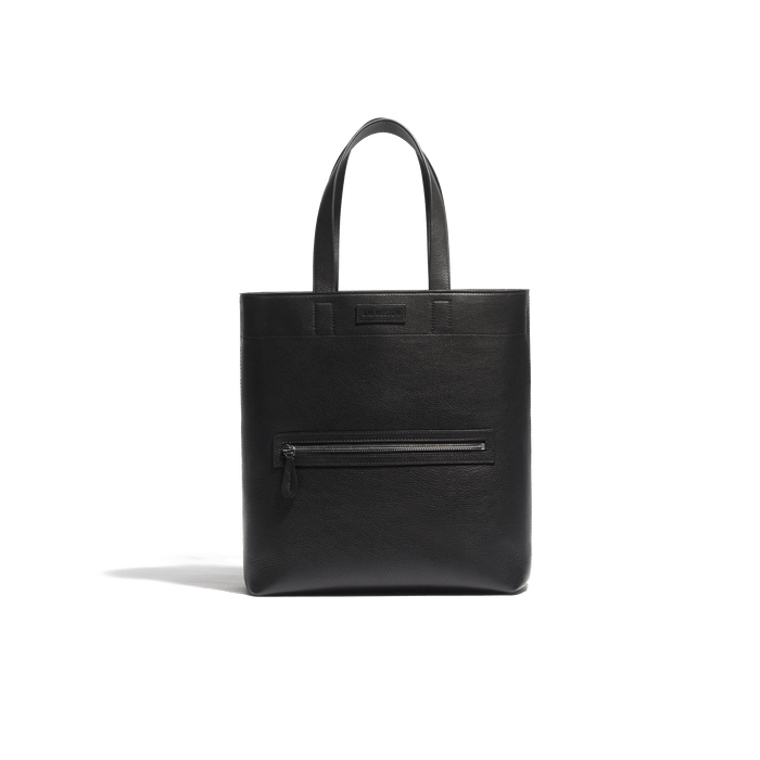 j.m. weston Tote Bag Walker Petit Modèle en cuir veau lisse noir