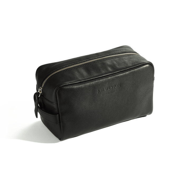 j.m. weston Trousse d'entretien en cuir veau lisse noir