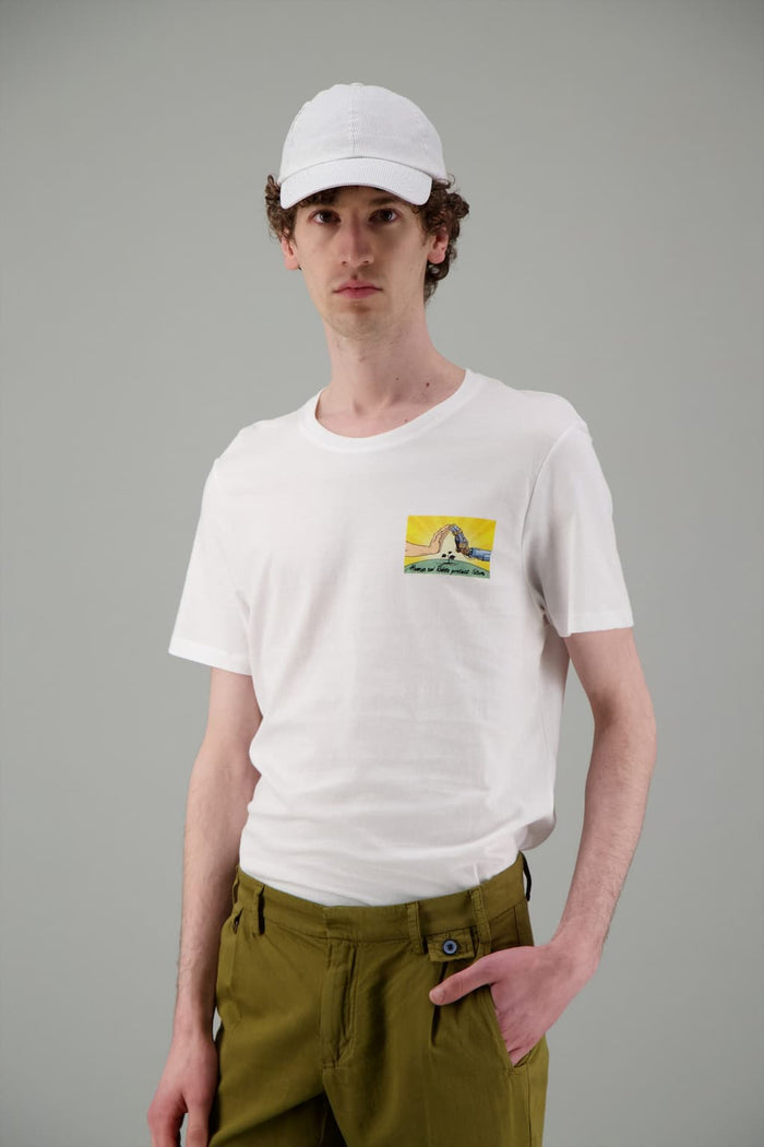 Jagvi Casquette En Tissu Japonais à Rayures Gris Clair